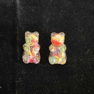 Colorful Gummy Bear Earrings